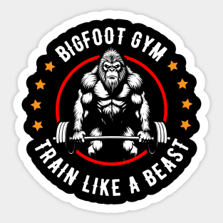 Bigfoot Gym - Train Like a Beast Sticker